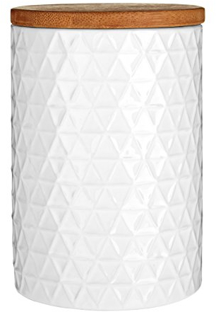 Premier Housewares Tri Canister - White