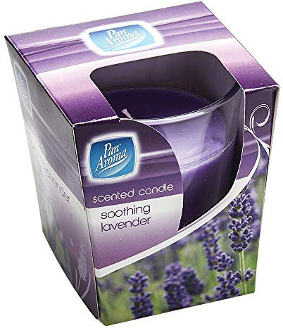 Pan Aroma Scented Candle - Soothing Lavender - Fragrance fragranced Scent Smell Smelly