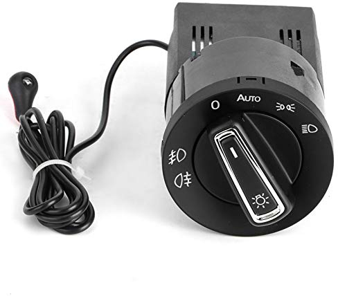 Yosoo interruttore luci 6r, gli auto light switch Il faro del modulo sensore di luce dell'interruttore di controllo dei fari dell'auto è adatto per MK4