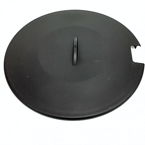 RO Linea Blanca ® Tapa Freidora 5 6 F5 Lux5 Recambio Original compatible con Movilfrit Tapadera Redonda Negra Asa Central 20x20x1 Ref 905116 Cubierta Antisalpicaduras Hosteleria Limpieza Premium