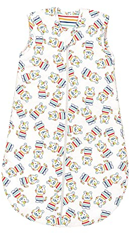 Odenwälder BabyNest Jersey Sommer Schlafsack 2-lagig Unwattiert Tiger Bunt (90)