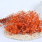 YIWOYI Natürliche Trockenblume, Schleierkraut, frisch getrocknet, getrocknete Blumen, Blumensträuße für Hochzeit, Party, Heimdekoration, 30 - 40 cm, 30 g, Orange