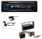 Alpine UTE-204DAB 1 DIN Autoradio DAB+ Bluetooth USB AUX-IN passend für FIAT Ducato 2006-2011 schwarz