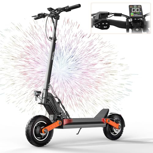 JOYOR T10 Monopattino Elettrico, Capacità Della Batteria 60V 18Ah,Autonomia di 70-85KM, Carico Massimo 150 kg, Pneumatici Da 10 Pollici, Monopattino Elettrico Adulto Elettrico Pieghevole