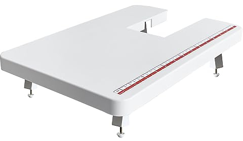 StitchTech Nähmaschinen-Verlängerungstisch, kompatibel mit Singer Brand 4411, 4423, 4432, 4452 Nähmaschinen, Weiß