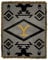 Northwest Yellowstone gewebte Jacquard-Überwurfdecke, 116,8 x 152,4 cm, Waffelmuster, Aztekenmuster