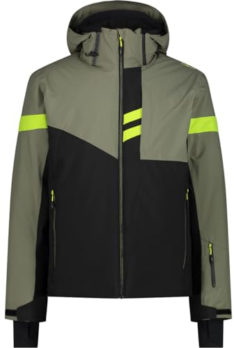 CMP Herren Zip Hoodie Jacke, Nero, 58