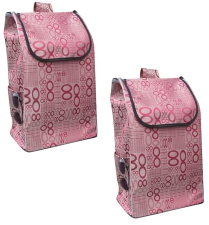 Trolley-Ersatztasche – 71 l Einkaufswagen-Aufbewahrungstasche, wasserdichte Aufbewahrungstasche aus Oxford-Stoff, leichte Faltbare Ersatztasche, für Reisen/Camping, L37,5 x B28,5 x