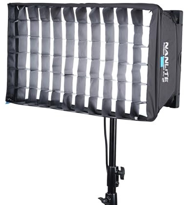 Nanlite Softbox de liberación rápida con caja de huevos para PavoSlim 120B/120C (SBPS120Q)