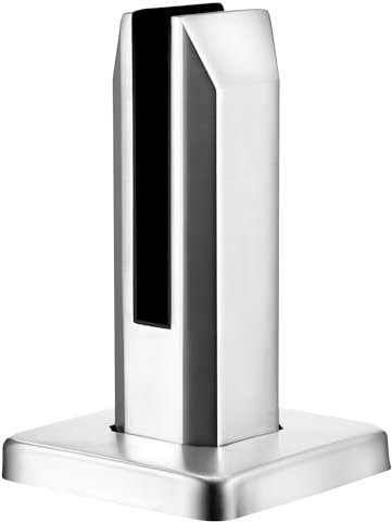 Morsetto per Vetro in Acciaio Inox, Ringhiera per Piscina Vetro, per Vetro da 8-12 mm/0,3-0,5 di Spessore, Recinzioni in Vetro da Parete per Casa Scale Piscina Balaustra Balcone Giardino