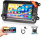 Podofo 1+32G Radio de Coche para VW Golf 5 6 Skoda Seat Polo 7 Pulgadas Android Radio Coche Bluetooth Pantalla, GPS Navi, WiFi, FM/RDS, USB Mirror Link para Android/iOS + Cámara Trasera