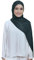 Lina & Lily Damen Hijab Kopftuch Schal mit Glanz-Schimmer Für Muslimische Frauen (Dunkel Teal)