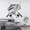 YLLMNOBN Wandtattoo Angeln, Angelrute, Flussfischer, Vinyl-Wandtattoo, Lifestyle, Abenteuer, Jagd, Zuhause, Urlaub, Heimdekoration