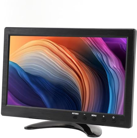 aqxreight Auto-Backup-Bildschirm-Display, IPS-LED, Weitwinkel-Rückwärts-Display, Heimsicherheitsausrüstung, Spiegelreflexkamera, DC 12 V (10,1 Zoll)