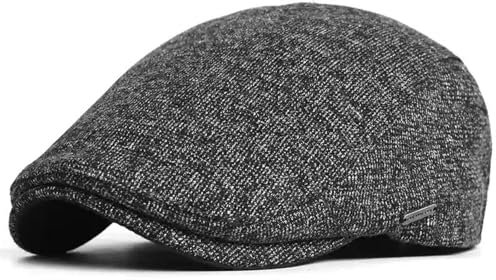 EKMTBJXY Schiebermütze Baskenmütze Herren Schirmmütze Baumwolle Barett Newsboy Driving Cabbie Cap Flatcap