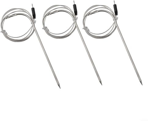3 Stück für Grill-Thermometer, Sonden mit DC2 5-Anschluss, hohe Temperaturbeständigkeit