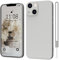ORDA for iPhone 13 Case Silicone Camera Protection Ultra Slim Case Soft Gel Cover Rubber Lightweight Anti-Scratch for iPhone 13 Phone Case Compatible for iPhone 13 6.1-Inch Titanium Gray