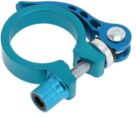 Motoforti Universal Bike Bicycle Seat Post Clamp Seatpost Collar Quick Release Aluminum Alloy