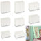 Command Languettes Accroches Tableaux, Résistantes à l'Eau Amovibles Languette Accroche Tableau,48 Paires Attache Tableau Sans Percer,Accroche Cadre Sans Percer pour Décos de Noël,Cadres