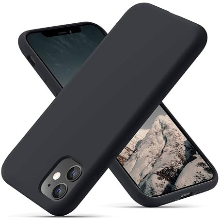 For iPhone 11 Case Silicone Phone Case Soft Gel Rubber Cover Shockproof Protective Phone case for iPhone 11,Black