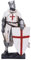 Nemesis Now Medieval Templar Knight Figurine, Hand-Painted Resin Renaissance Sculpture - Take A Stand