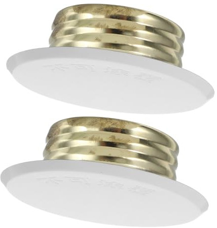 GALPADA 2pcs Fire Sprinkler Head Covers Plate White Ceiling Cover for Fire Sprinkler Systems Flat Cap Tool for Ceiling Installation Compatible