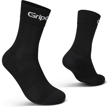 GripGrab RIDE Sommer Fahrrad Socken - Coolmax Radsocken - 3 Längen | Atmungsaktive Radsport Fahrradsocken mit Mesh-Zonen und Fußgewölbestütze - Low und Regular Cut auch als 3er Pack