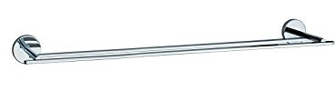 Smedbo LK3364 Loft Doppelte Handtuchstange, silber