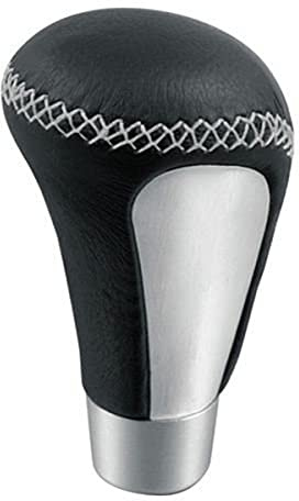 Lampa Pulse 00230 Gear Knob Black Leather and Aluminium