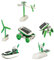 6 in 1 Educational ‘do it yourself kit' Solar Kit to Build Robot Toy Car Plane Puppy Airboat Windmill