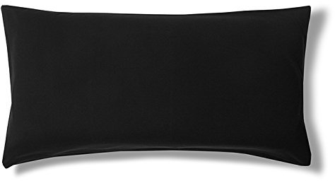 Dormisette 37-213 Jersey Kissenbezug, 100% Baumwolle, Größe 40 x 80 cm, schwarz