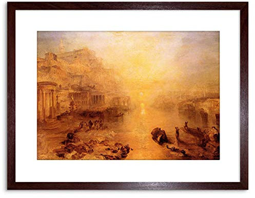 Wee Blue Coo PAINTING TURNER OVID BANISHED ROME OLD MASTER FRAMED PICTURE ART PRINT F97X9581