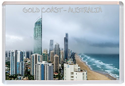 Gold Coast - Queensland - Australia - 96 x 67mm Jumbo Fridge Magnet