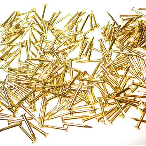 1000x Brass Nails | Small 10mm Pins