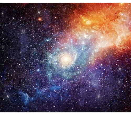 murando Fototapete selbstklebend Galaxy 245x175cm Foto Tapete Tapetenfolie Möbelfolie Wandverkleidung Wandtapete Motivtapeten Bildtapete Wohnzimmer Schlafzimmer 3d Effekt Kosmos Stern Astronomie