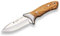 Joker Cuchillo desollador Venado CO06, con cachas en madera de olivo y hoja MOVA de 11 cm, virola inox, 220 gramos, herramienta de pesca, caza, camping y senderismo