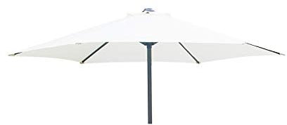 TFS Replacement Parasol Fabric Canopy for Standard, Cantilever & Balcony Parasols (2.7m 6arm, White)