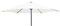 TFS Replacement Parasol Fabric Canopy for Standard, Cantilever & Balcony Parasols (2.7m 6arm, White)
