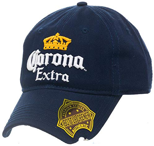 Corona Beer Crown embroidered Logo Plain Blue Adjustable snapback Unisex Hat for Men Women, Blue