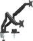 InLine® Tischhalterung mit Lifter und USB/Audio, beweglich, für Zwei Monitore bis 81cm (32), max. 9kg
