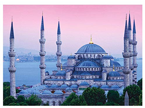 Puzzle 1000 Teile für Erwachsene,(Sultan Ahmet Moschee) Puzzles Geschicklichkeitsspiel für die Ganze Familie, Landschaf Puzzle Schwer Dekompressionder Erwachsenenpuzzle ab 14 Jahren 26X38cm（10.23 * 1