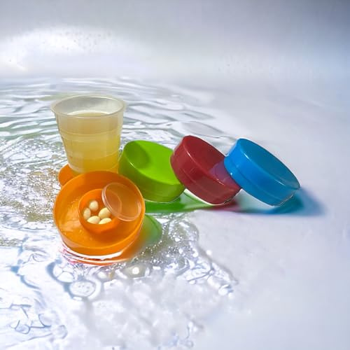 GMM Gobelet pliable 4 pièces avec couvercle portable, pour école, camping, pique-nique, voyage, maison
