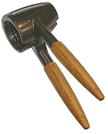 2 Stück culinario Nussknacker mit Holzgriff, für nahezu alle Nussarten