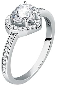 Morellato Tesori Damenring, Zirkonia, Sterling-Silber 925 – SAVB14012