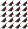 eMagTech 20PCS 2 Pin Speaker Morsettiera Amplificatore Primavera Giunto Morsetto Clip di Prova Altoparlante Stereo Forma Striscia Connettore Push Release Piastra 2 Posizioni