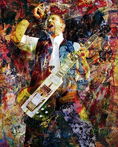 LBMED Poster Und Gedruckte Volbeat Bild für die Esszimmerdekoration Leinwand Malerei Wandkunst Bilder 15.7x23.6(40x60cm) Kein Rahmen