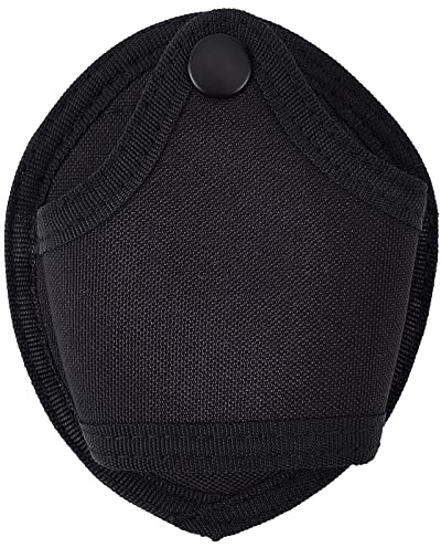 GORGECRAFT Handschellenhalter Polyester Open Top Ponch Mittelalter Gürteletui Holster Universal Standardgröße Handschellen Etuihalter Tasche Passend Für Kettenscharniermanschette Dienstgürtel Polizei