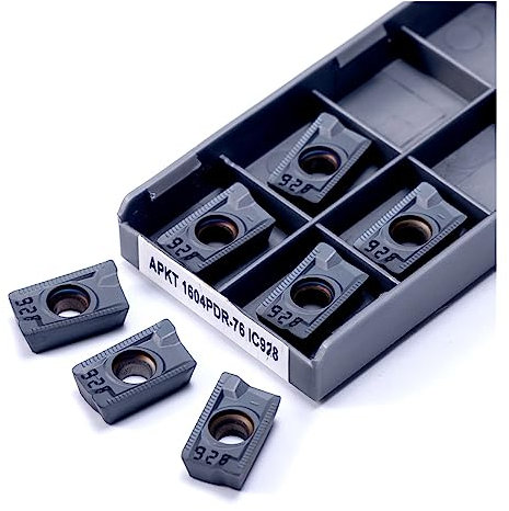 10 Uds APKT1604 IC928 insertos de torneado insertos de carburo círculo interior CNC fresadora torno herramienta de piezas de Metal
