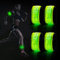 DazSpirit 4 Stück LED Armband, Batterieleistung LED leucht Armbänder Lichtband, Band leuchtarmband Kinder Nacht Sicherheits Licht für Joggen Laufen Hundewandern Running Outdoor Sports (Grün)