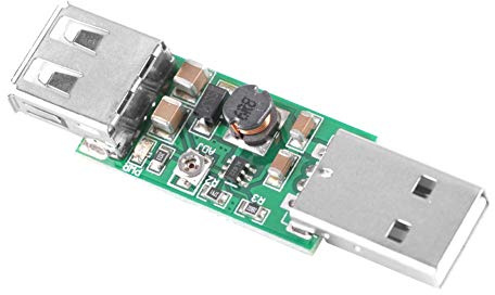 Dioche Aufwärtswandler, USB-zu-USB DC Aufwärtswandler (3–6 V auf 6–15,5 V, einstellbare Ausgangsspannung)